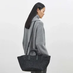 Sale DeMellier The Lisbon Tote Black Matelasse