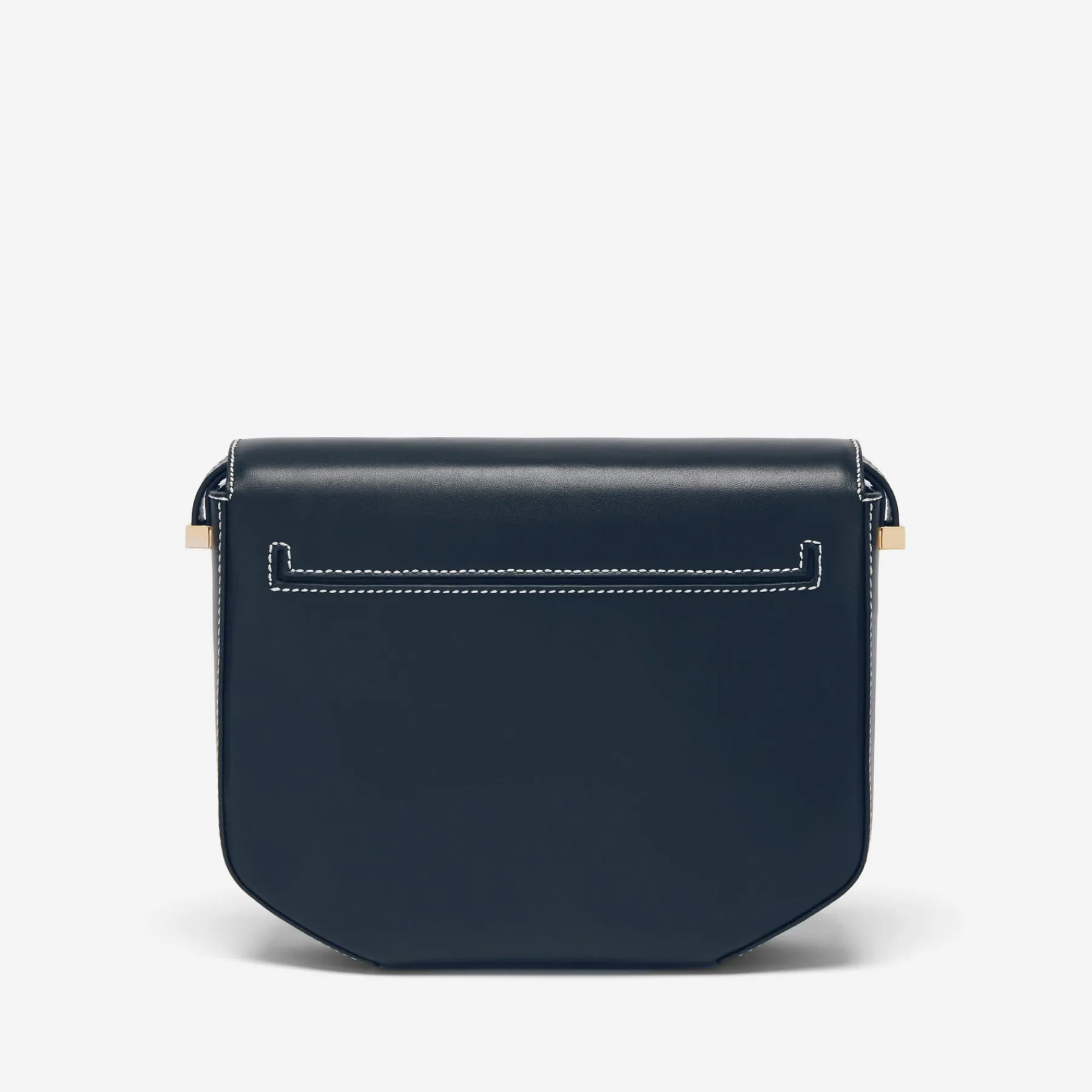 Shop DeMellier The London Navy Smooth & Ecru Stitching