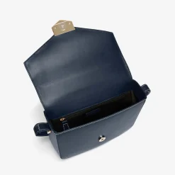 Shop DeMellier The London Navy Smooth & Ecru Stitching