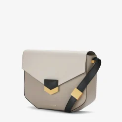 Store DeMellier The London Tricolour Taupe Off-White & Black