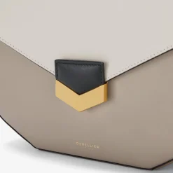 Store DeMellier The London Tricolour Taupe Off-White & Black