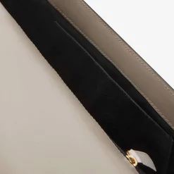 Store DeMellier The London Tricolour Taupe Off-White & Black