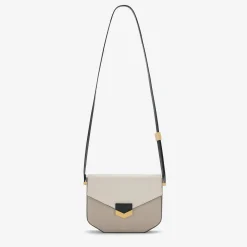 Store DeMellier The London Tricolour Taupe Off-White & Black