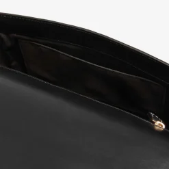 New DeMellier The London Black Smooth Ecru Stitching