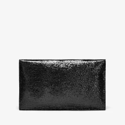 Fashion DeMellier The London Clutch Black Metallic