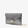 Best DeMellier The London Clutch Silver Metallic