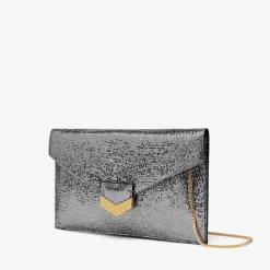 Best DeMellier The London Clutch Silver Metallic