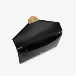Sale DeMellier The London Clutch Black Smooth