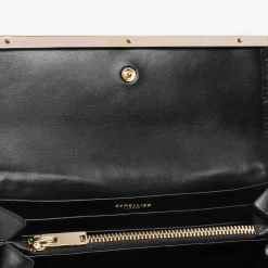 Store DeMellier The Marais Wallet Black Croc-Effect