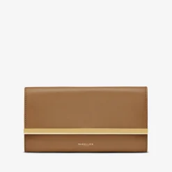 Shop DeMellier The Marais Wallet Deep Toffee Smooth