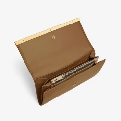 Shop DeMellier The Marais Wallet Deep Toffee Smooth