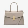 Hot DeMellier The Maxi Montreal Long Handles Taupe Smooth