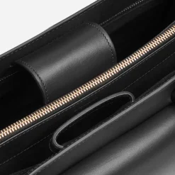 New DeMellier The Maxi Montreal Long Handles Black Smooth