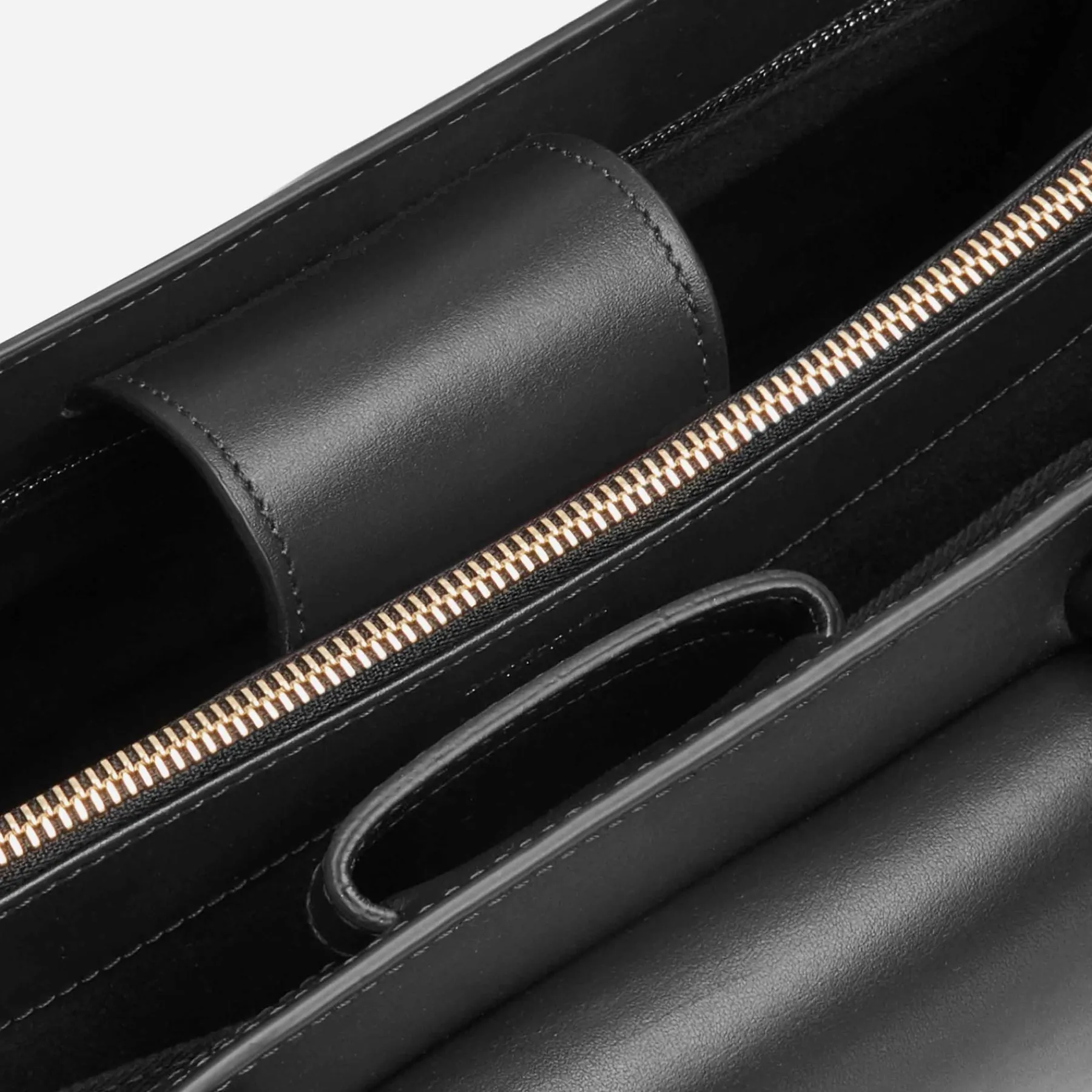 New DeMellier The Maxi Montreal Long Handles Black Smooth