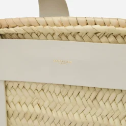 Best DeMellier The Maxi Santorini Natural Basket Off-White Smooth