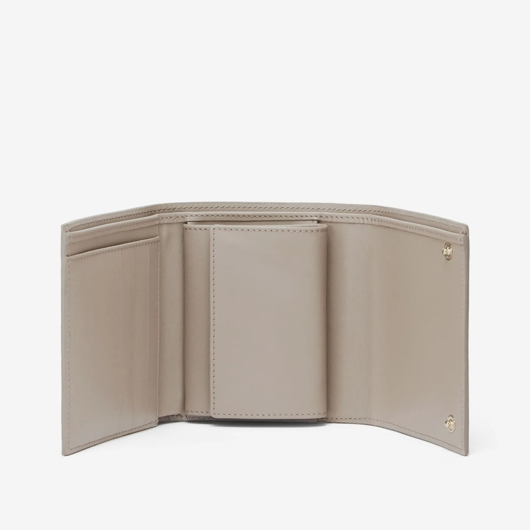 Clearance DeMellier The Midi Andros Wallet Taupe Smooth