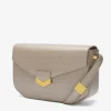 Shop DeMellier The Midi London Taupe Croc-Effect