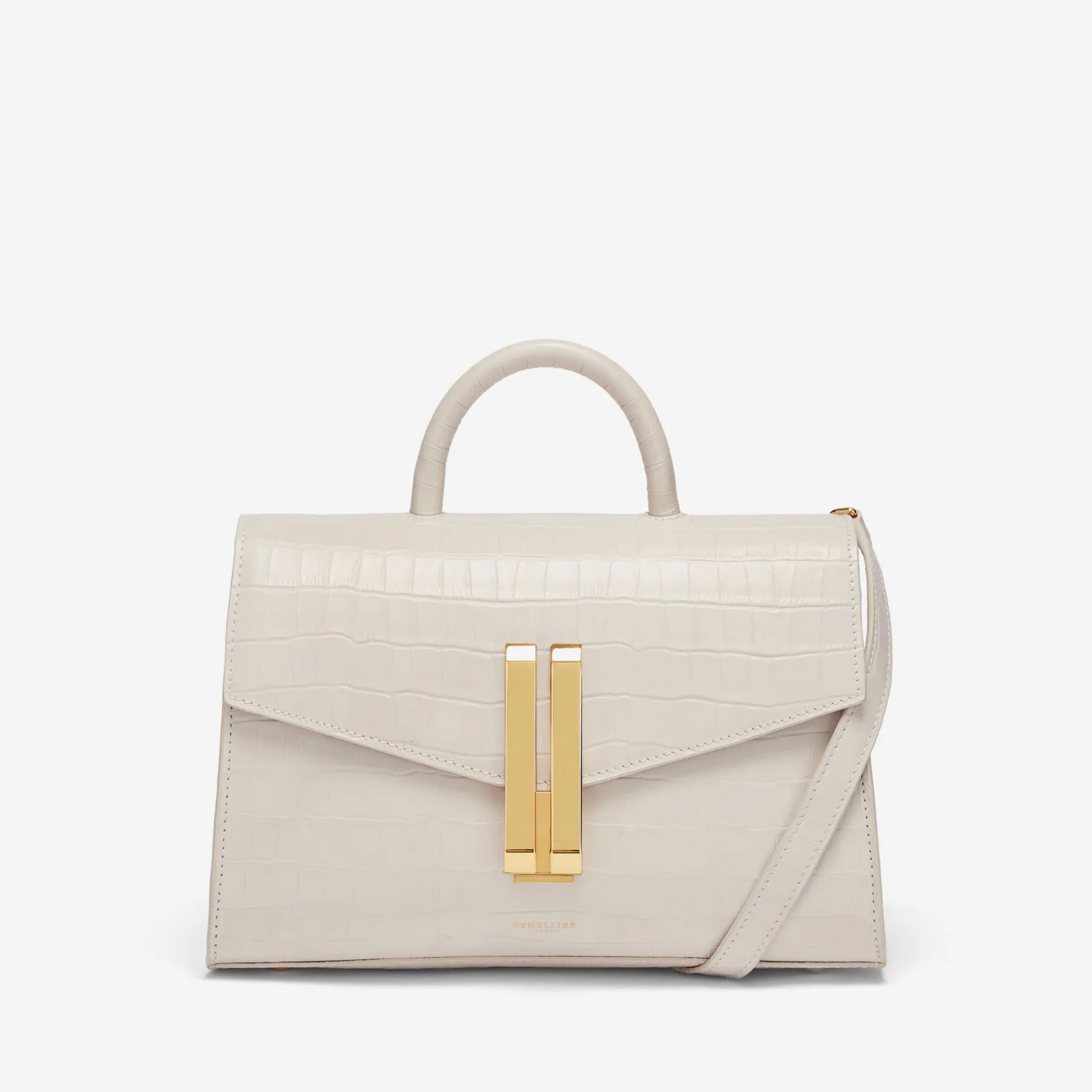 Flash Sale DeMellier The Midi Montreal Off-White Croc-Effect