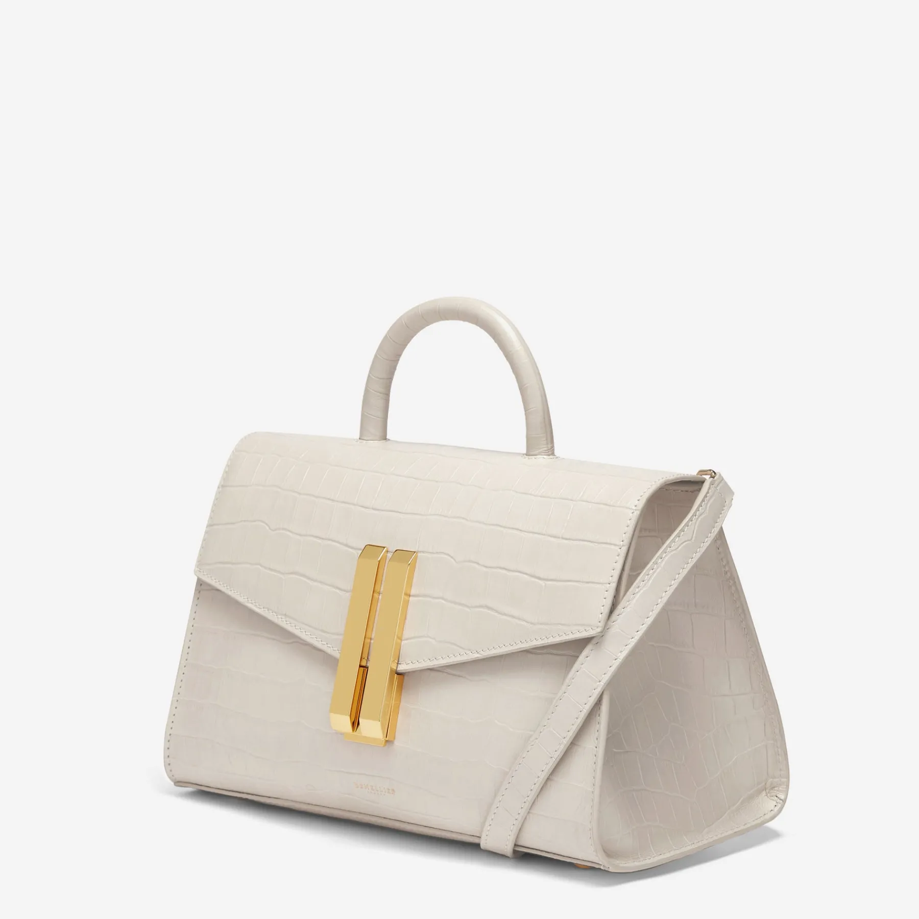 Flash Sale DeMellier The Midi Montreal Off-White Croc-Effect