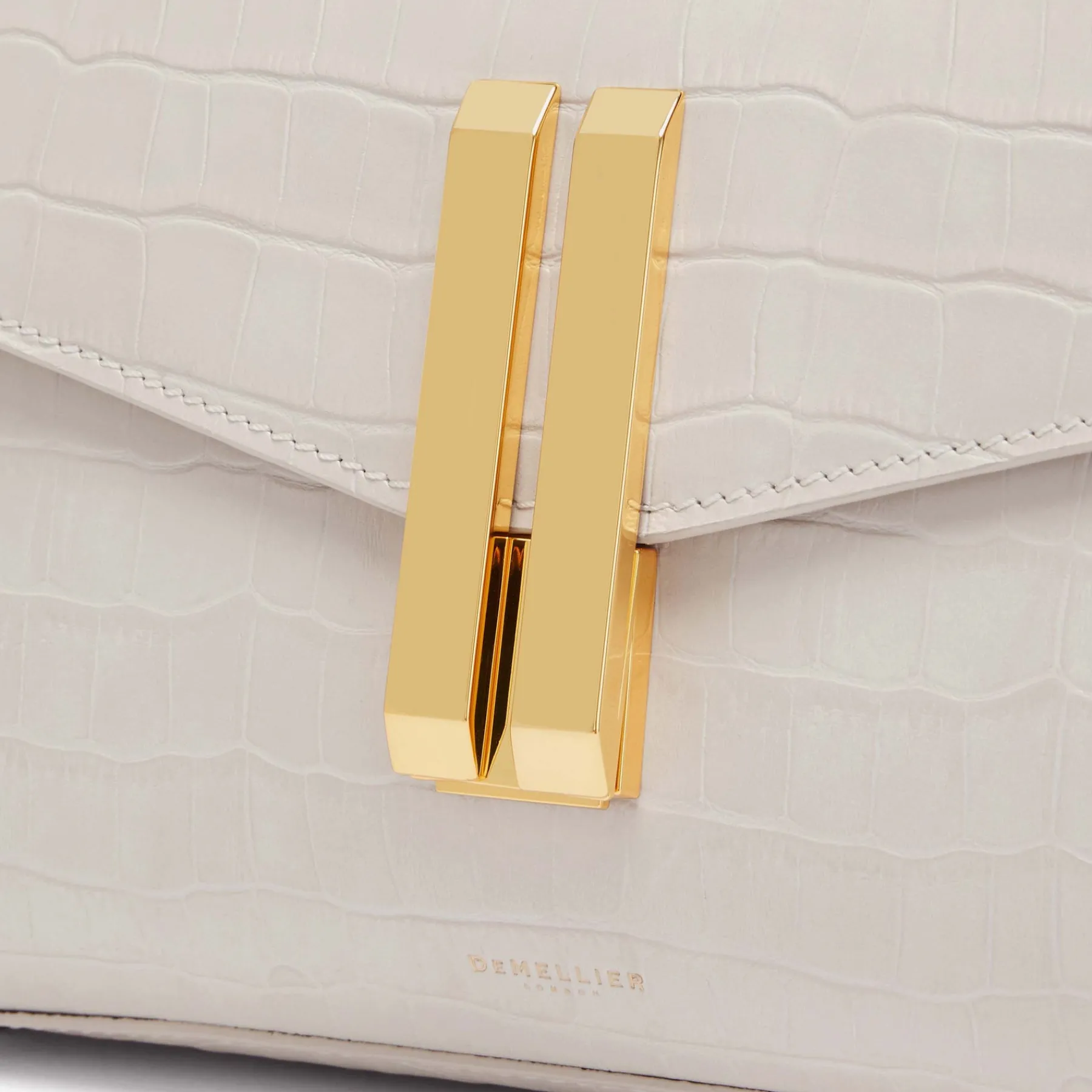 Flash Sale DeMellier The Midi Montreal Off-White Croc-Effect