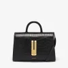 Sale DeMellier The Midi Montreal Black Croc-Effect