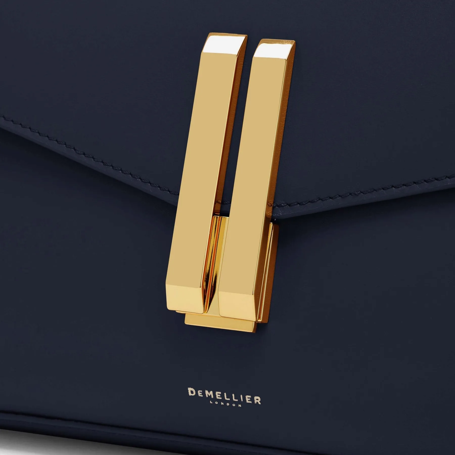 Shop DeMellier The Midi Montreal Navy Smooth
