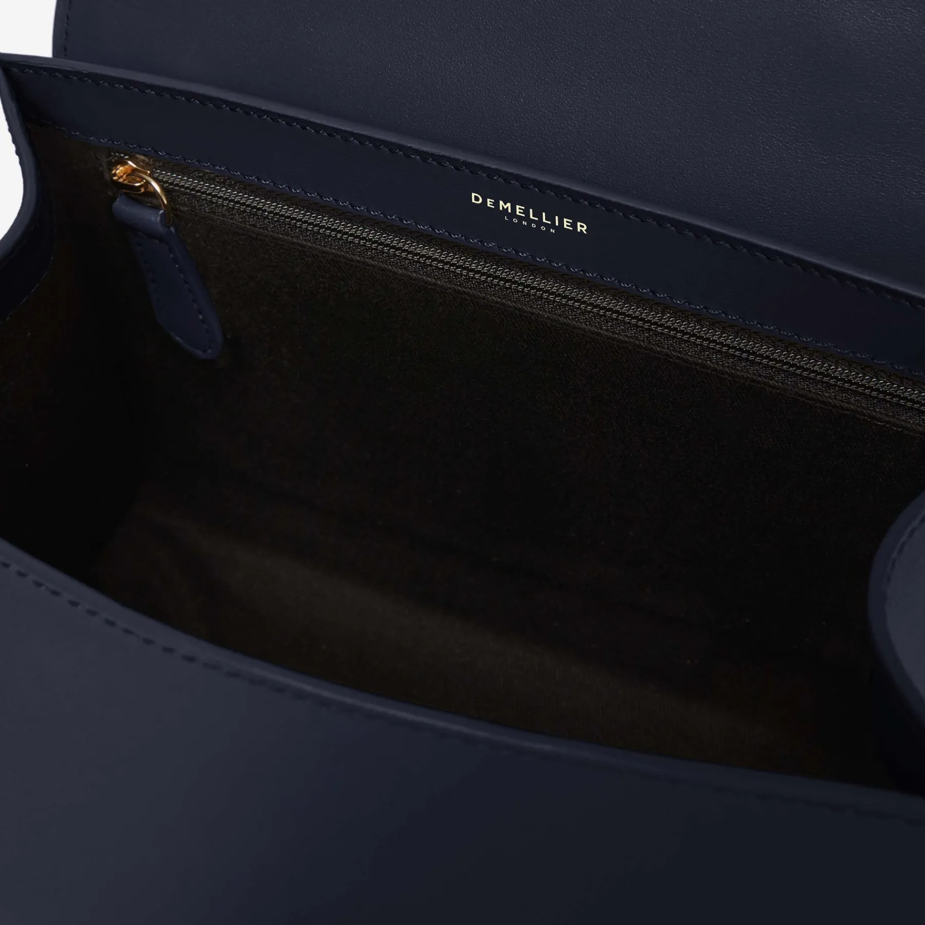 Shop DeMellier The Midi Montreal Navy Smooth