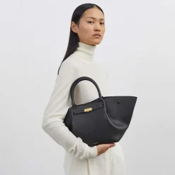 Shop DeMellier The Midi New York Khaki Small Grain