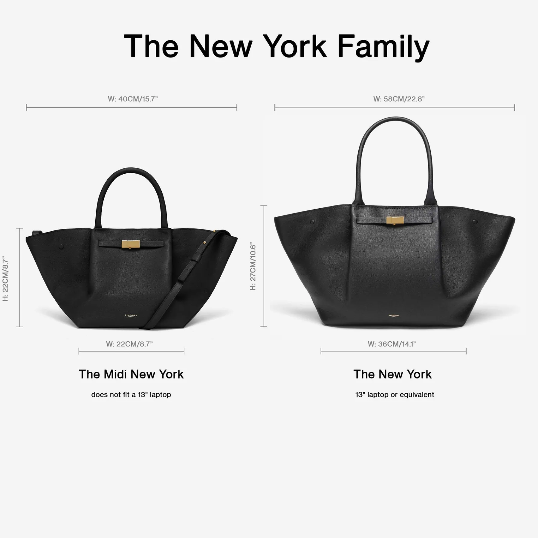 Shop DeMellier The Midi New York Khaki Small Grain