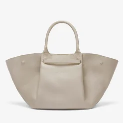 New DeMellier The Midi New York Taupe Small Grain