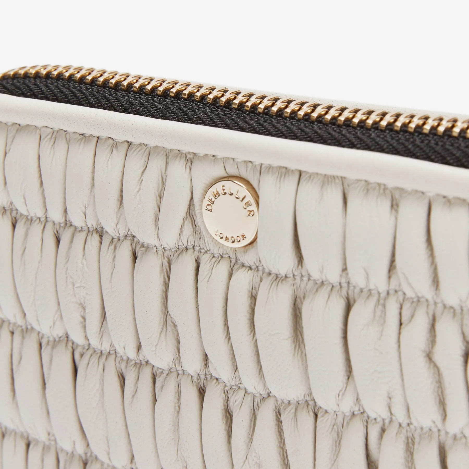Sale DeMellier The Midi Skye Wallet Off-White Matelasse