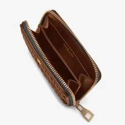 Store DeMellier The Midi Skye Wallet Tan Matelasse