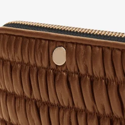 Store DeMellier The Midi Skye Wallet Tan Matelasse