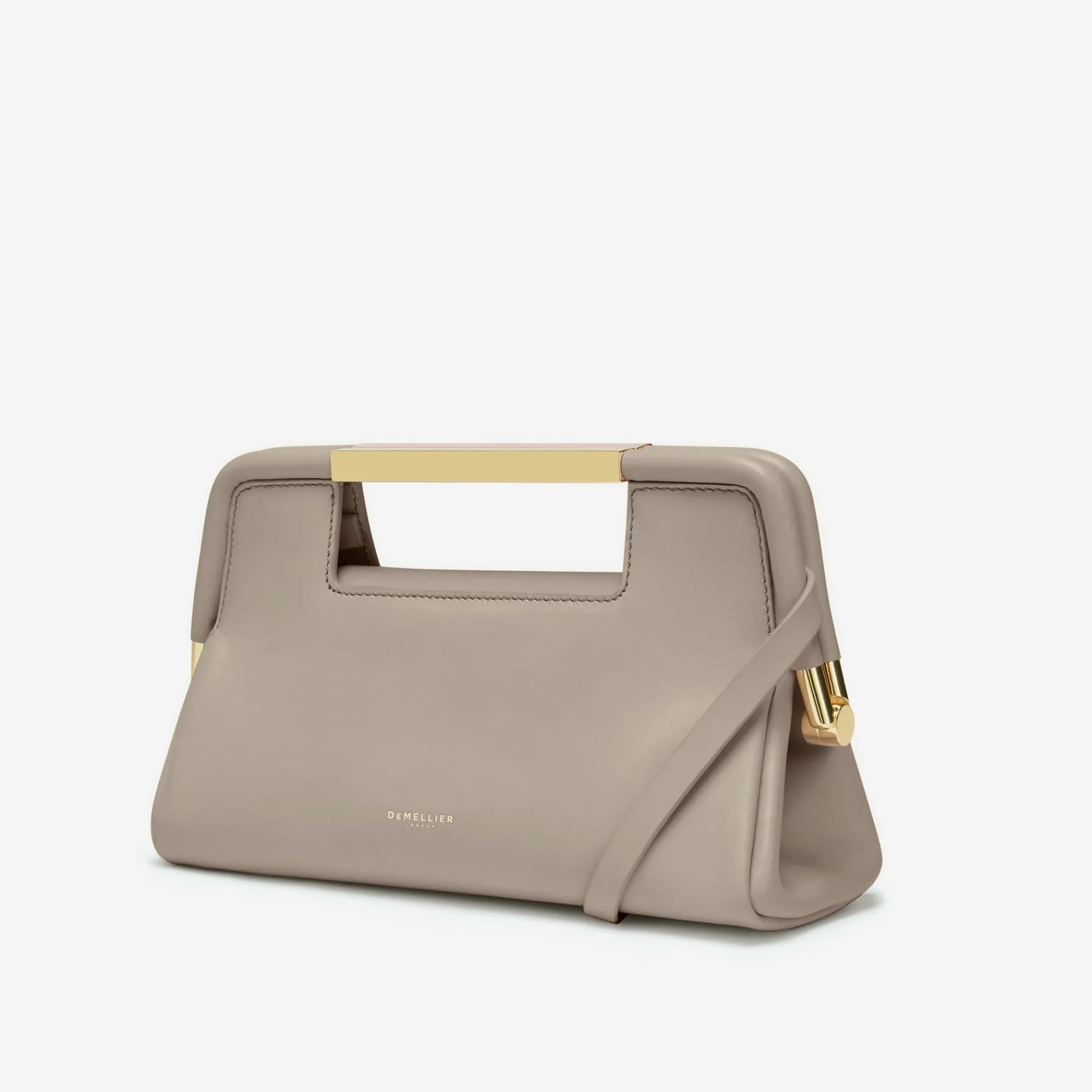 Hot DeMellier The Mini Seville Taupe Smooth