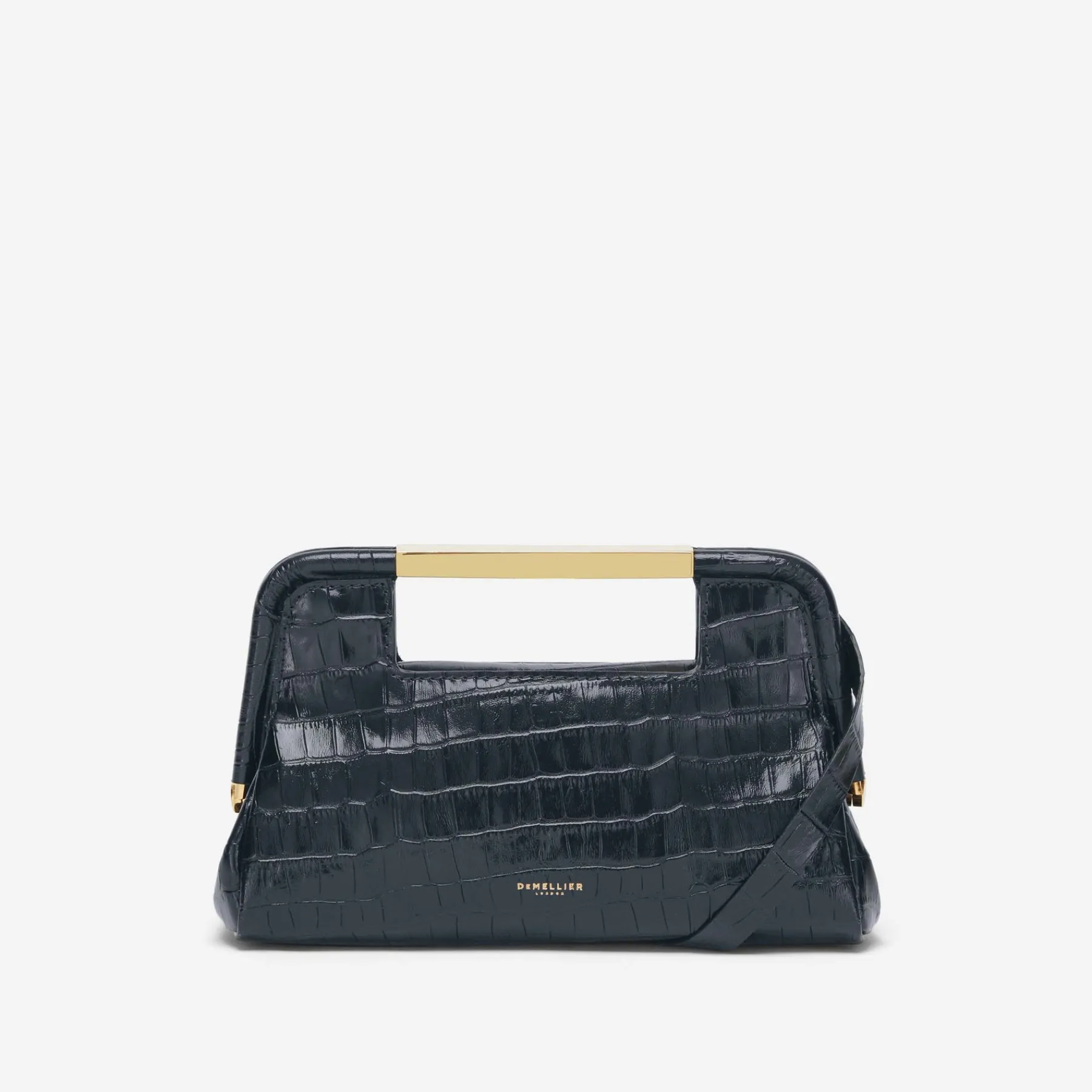 Best Sale DeMellier The Mini Seville Navy Croc-Effect