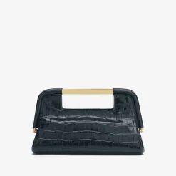 Best Sale DeMellier The Mini Seville Navy Croc-Effect