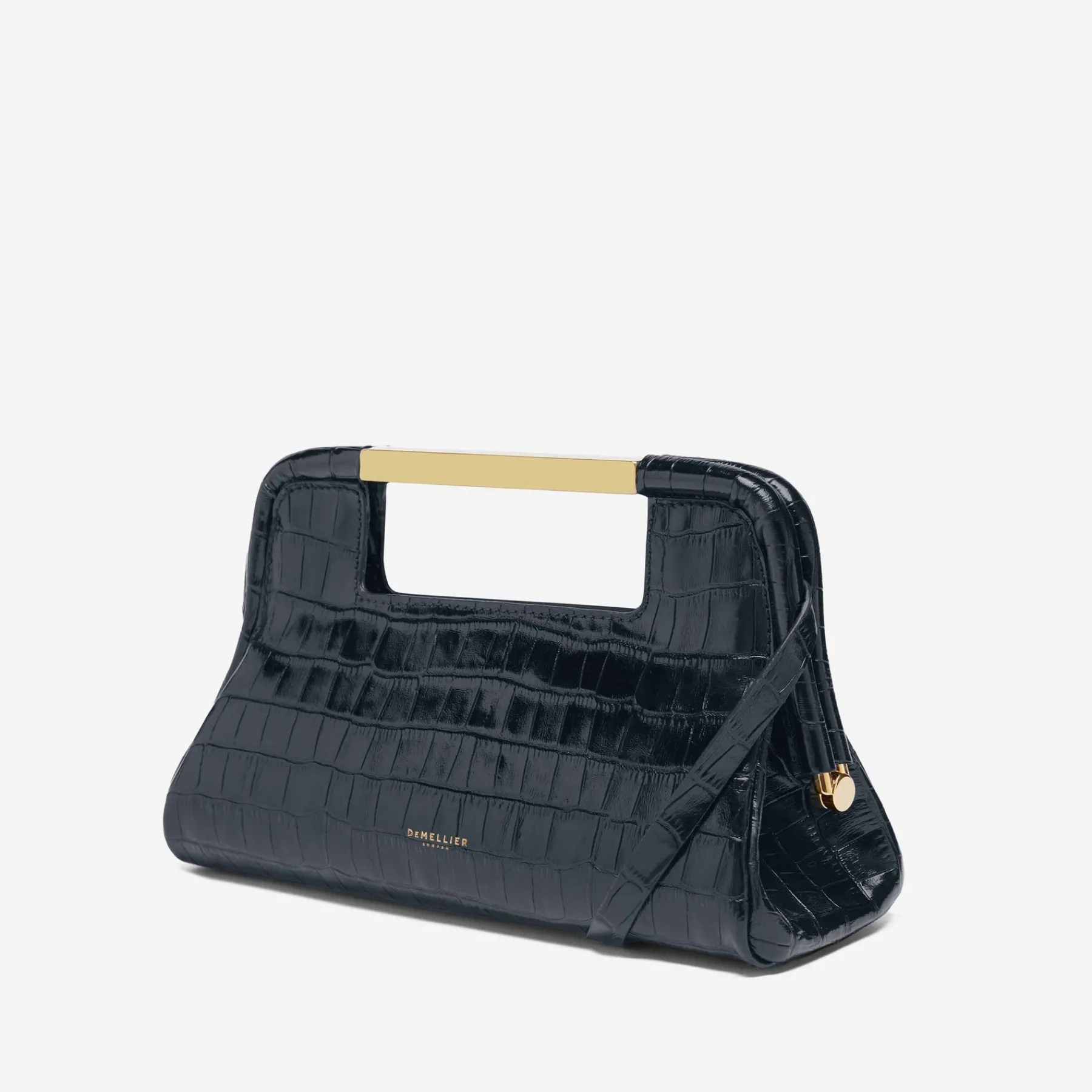 Best Sale DeMellier The Mini Seville Navy Croc-Effect