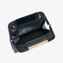 Best Sale DeMellier The Mini Seville Navy Croc-Effect
