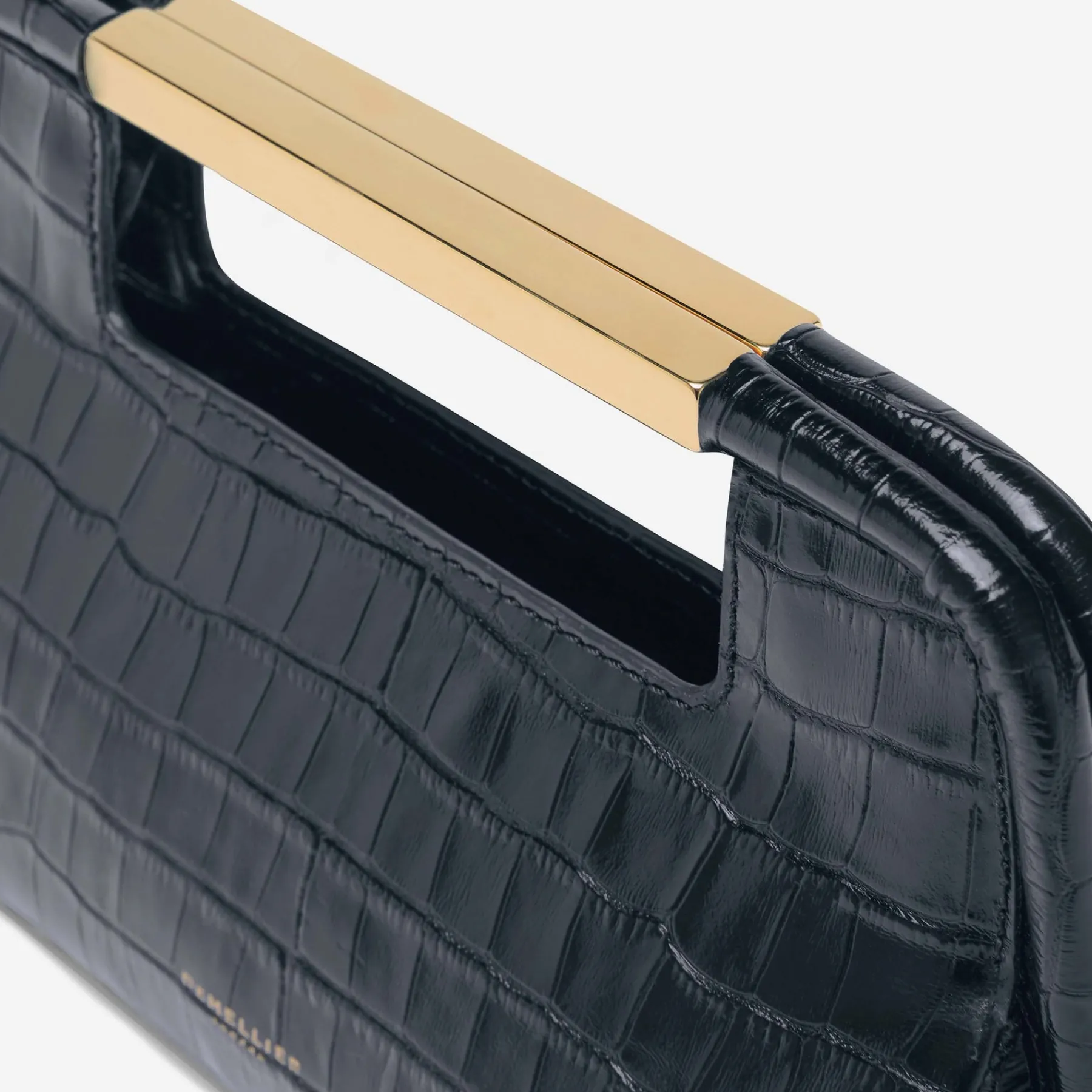 Best Sale DeMellier The Mini Seville Navy Croc-Effect