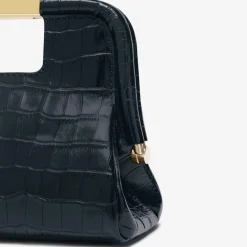 Best Sale DeMellier The Mini Seville Navy Croc-Effect
