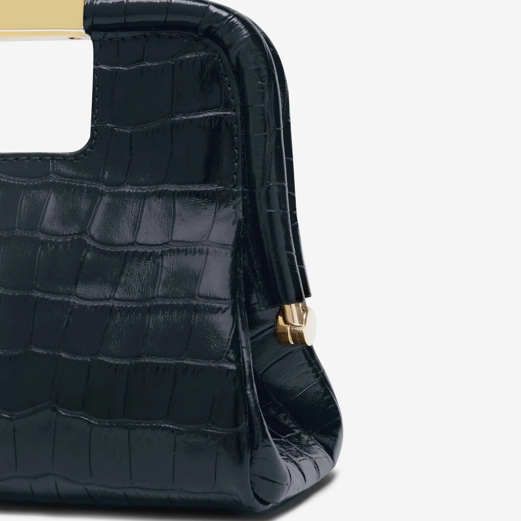 Best Sale DeMellier The Mini Seville Navy Croc-Effect