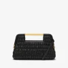New DeMellier The Mini Seville Black Matelasse