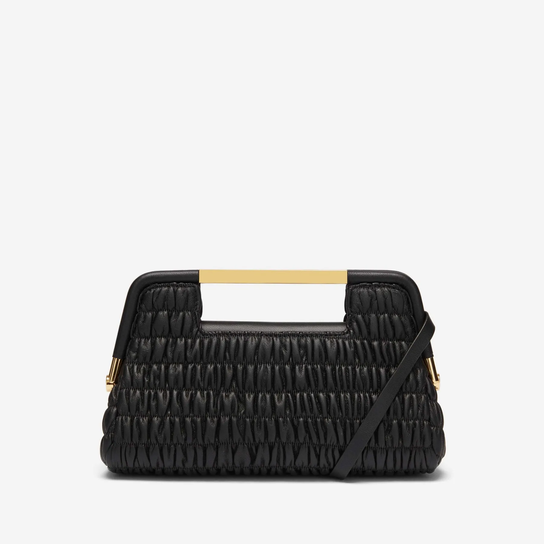 New DeMellier The Mini Seville Black Matelasse