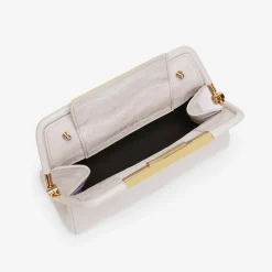 Cheap DeMellier The Mini Seville Off-White Croc-Effect