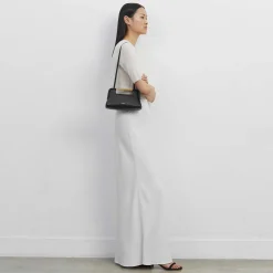 Cheap DeMellier The Mini Seville Off-White Croc-Effect