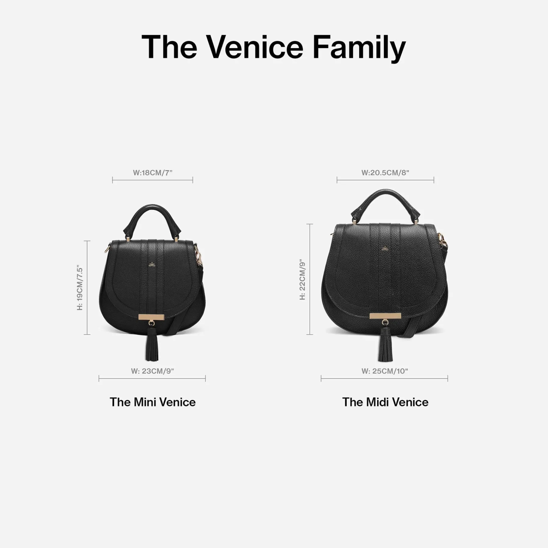 Best DeMellier The Mini Venice Black Grain