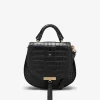 Best DeMellier The Mini Venice Black Croc-Effect