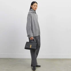 Fashion DeMellier The Montreal Taupe Croc-Effect