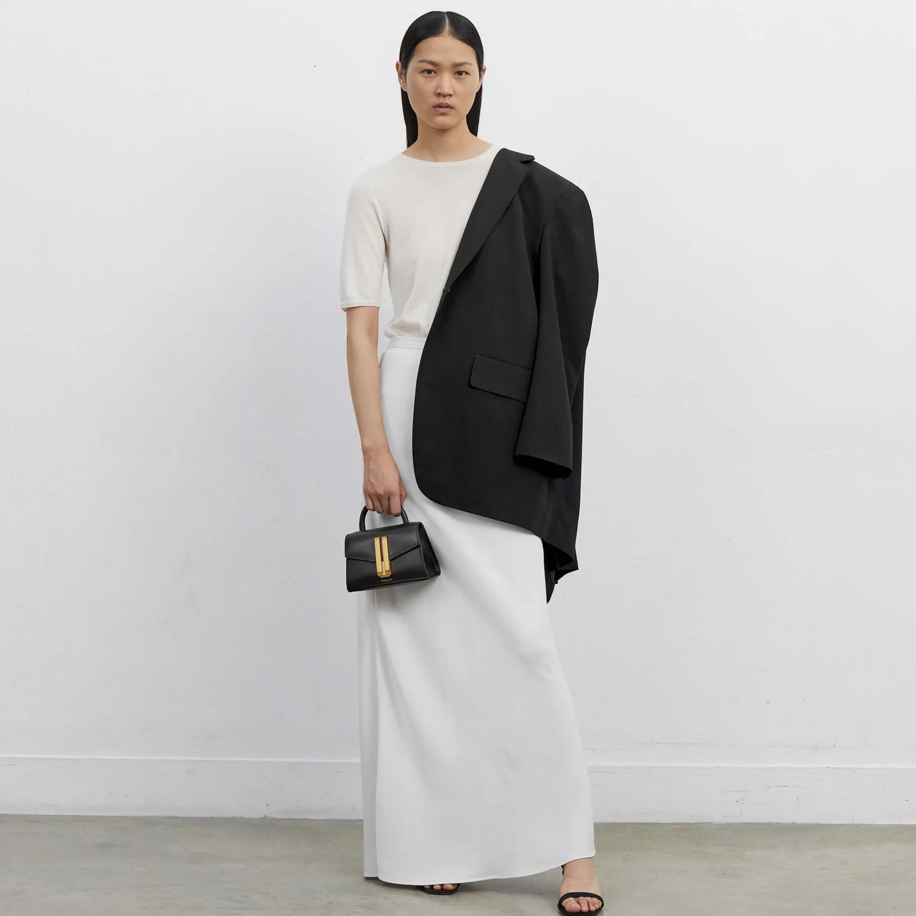Discount DeMellier The Nano Montreal Off-White Croc-Effect