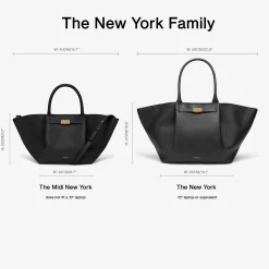 Cheap DeMellier The New York Black Croc-Effect